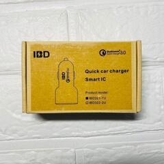 シガーソケット カーチャージャー 充電 USBポート 急速充電 クイックチャージの画像