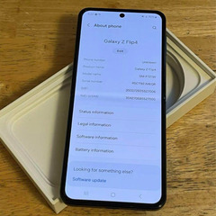 Android Galaxy Flip 4｜128gb｜SIMフリーの画像