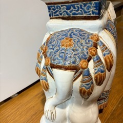 像 花 陶器  アンティーク アジアン インテリア 置物  の画像