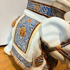 像 花 陶器  アンティーク アジアン インテリア 置物  の画像