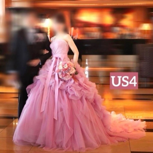 VERA WANG ピンクヘイリー US4 (マリー) 錦糸町のドレスの中古