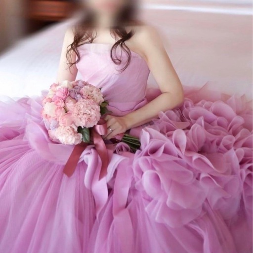 VERA WANG ピンクヘイリー US4 (マリー) 錦糸町のドレスの中古
