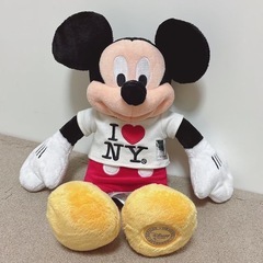 日本未発売NYC限定ミッキーぬいぐるみの画像