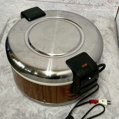 【tiger】タイガー 電子炊飯ジャー THA-C40 MK 木目 厨房 厨房機器 店舗 店舗用品 炊飯ジャー 保温釜 動作確認済 業務用 ジャー Y1967の画像