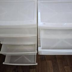 わりと✨美品✨引出し４段チェスト２台セットの画像