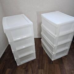 わりと✨美品✨引出し４段チェスト２台セットの画像