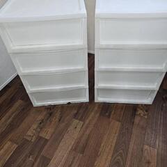 わりと✨美品✨引出し４段チェスト２台セットの画像