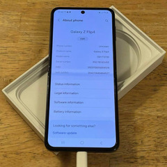 【美品】Android Galaxy Flip 4｜128gb｜SIMフリーの画像