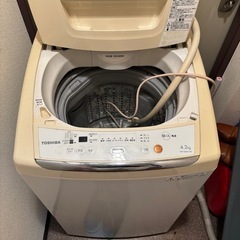 TOSHIBA 洗濯機4.2kg AW-42MLの画像