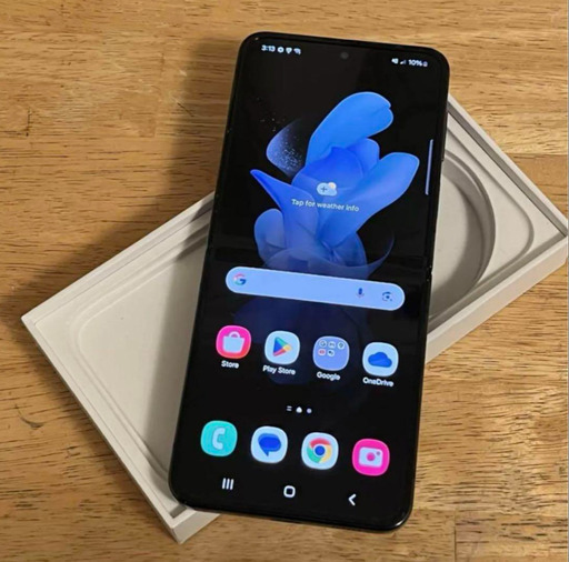 Android Galaxy Flip 4｜256gb｜SIMフリー (みかん) 秋葉原の