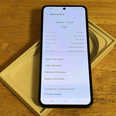Android Galaxy Flip 4｜256gb｜SIMフリーの画像