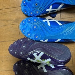 中学生 陸上  短距離走スパイクシューズの画像