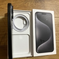 iphone 15 promax 256gbブラックSIM フリー
の画像