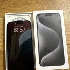 iphone 15 promax 256gbブラックSIM フリー
の画像