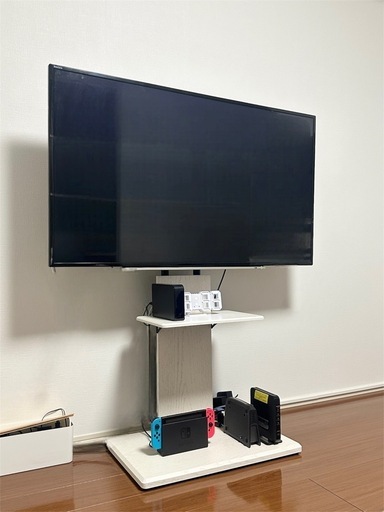 東芝 REGZA 49型テレビ 49J10（リモコンあり・不具合あり