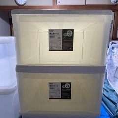 押し入れケース　クリアケース　引き出しケースの画像