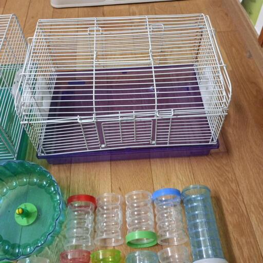 ハムスター　飼育セット　中古 まとめ売り】ハムスター用飼育セットSANKO Roomy☆小動物☆美品