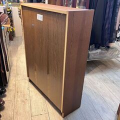 棚板可動式 4段ラック シェルフ 本棚 横幅80cm奥行29cm高さ106cm ブラウン 茶色 木製★買取帝国 志木店の画像