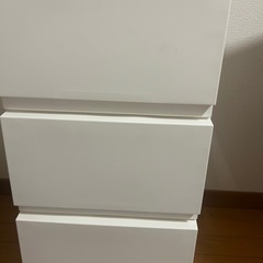 プラスチック引き出し　3段の画像