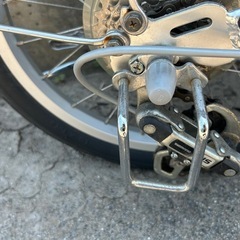 折りたたみ自転車の画像