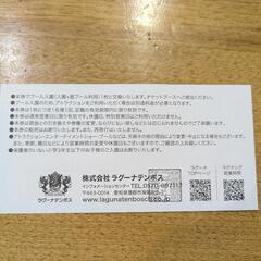 ラグナシアプール入園券　大人6枚子供2枚ありの画像