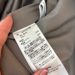 プリーツスカート　秋冬用　光沢感♡グレー
の画像