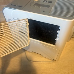 【ジャンク？のため無料】パナソニック Panasonic ハイブリッド（加熱気化）式加湿機 ブライトシルバー FE-KXF05-Sの画像