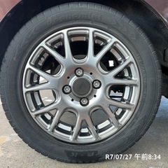 155/65r14 タイヤとホイールセット　ミライースの画像