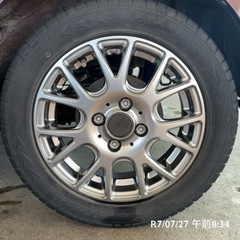 155/65r14 タイヤとホイールセット　ミライースの画像