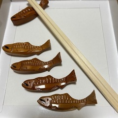 お取引中　鮭の箸置きの画像
