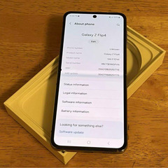 Android Galaxy Flip 4｜128gb｜SIMフリーの画像