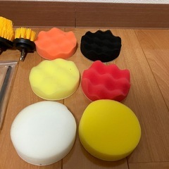  【13個セット】電動ドリル ブラシ&スポンジ 電動掃除用 六角軸電動ドリルに適応 風呂 台所 浴室 トイレ 窓枠 車の掃除に活躍の画像