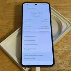 【美品】Android Galaxy Flip 4｜128gb｜SIMフリーの画像