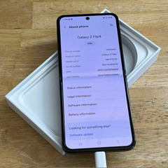Android Galaxy Flip 4｜128gb｜SIMフリーの画像
