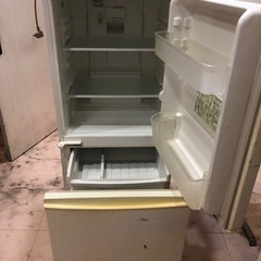 ☆中古冷凍冷蔵庫 SHARP 137L 2ドア SJ-S14S ホワイト の画像
