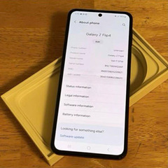 【不良あり】Galaxy Flip 4｜256gb｜SIMフリーの画像