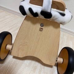 木のおもちゃ　モーモーバイクの画像