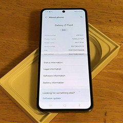 Android Galaxy Flip 4｜256gb｜SIMフリーの画像