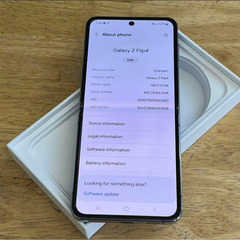 Android Galaxy Flip 4｜128gb｜SIMフリーの画像