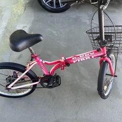 《要修理》折りたたみ自転車の画像