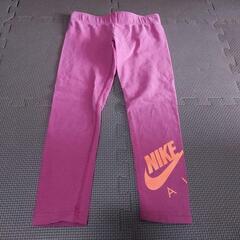 Nike パープル レギンス ロゴ入り【130センチ】の画像