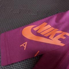 Nike パープル レギンス ロゴ入り【130センチ】の画像