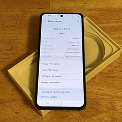 Android Galaxy Flip 4｜256gb｜SIMフリーの画像