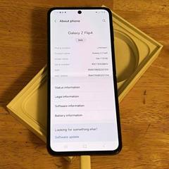 Android Galaxy Flip 4｜128gb｜SIMフリーの画像