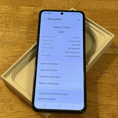 【希少512gb】Galaxy Flip 4｜512gb｜SIMフリーの画像
