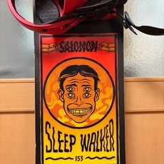 SALOMON スノーボードSLEEPWALKER 153cm 2点セットの画像
