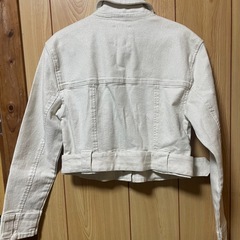 【美品】Habitual ホワイトデニムジャケット（レディースSサイズ相当）の画像