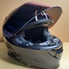 ★美品★ CREST ALPHA II フルフェイス シールド Lサイズ 59-60cm バイク用品 ヘルメットの画像