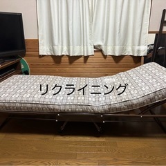 折りたたみ簡易ベッド　来客用　の画像