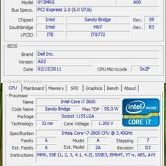 i7-2600とH67マザーとPCケースの画像